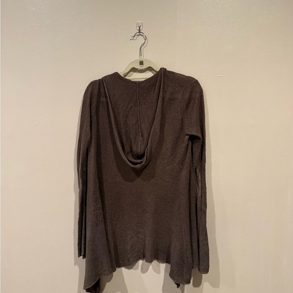 Acrobat Brown Open Front Cardigan Sweater - Picture 2 of 3